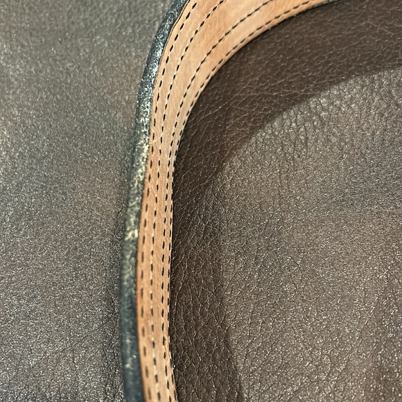 Dutyman 2-1/4" Basketweave Leather Sam Browne 4-Row Stitch Duty Belt 36 - Picture 8 of 8